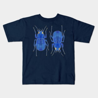 Indigo Beetles Kids T-Shirt